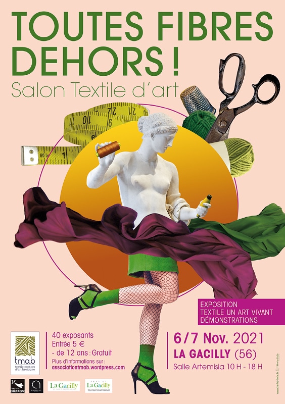 Salon textile d'art en bretagne Toutes fibres dehors